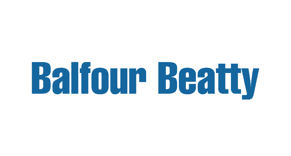Logo for balfour beatty.