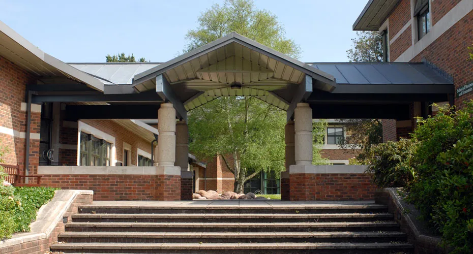 Streatham court, located at the Streatham campus, showcasing traditional architecture.