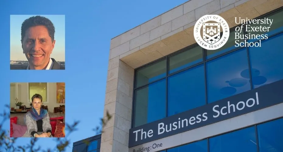 Podcast session featuring Professors Ronit Kark and Herman Aguinis at the University of Exeter Business School.