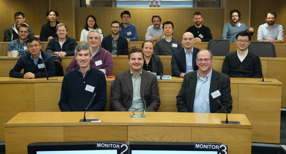 Group photo of the exeter prize 2019 entries and winner.