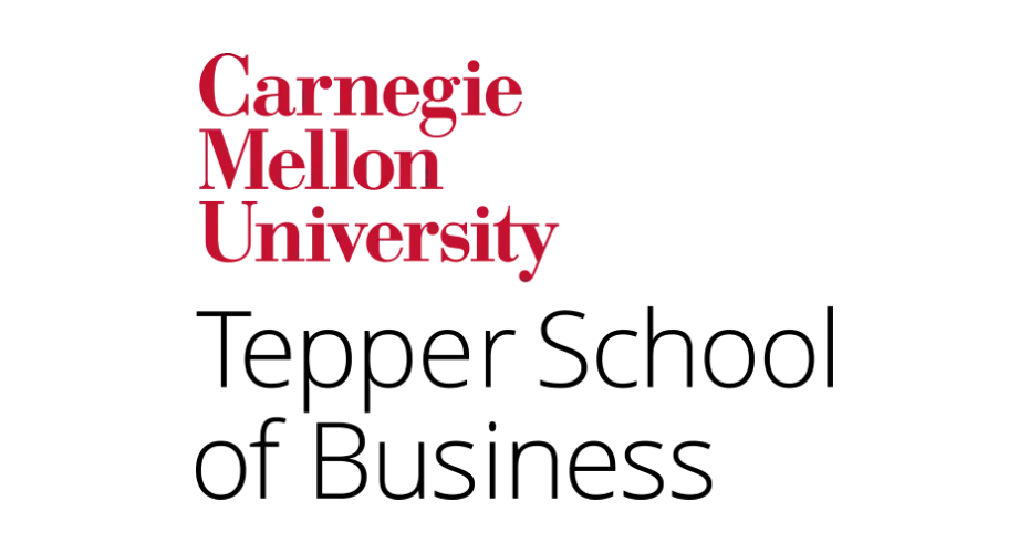 Logo for the carnegie mellon university business school.