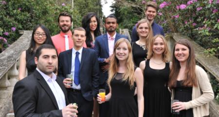 MSc Management students attending the final year ball